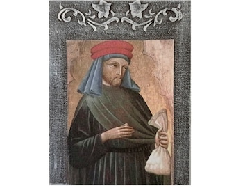 Saint Homobonus icon, Sant'Omobono, Sankt Gutmann, Patron Saint of Business People, St Omobono Icon