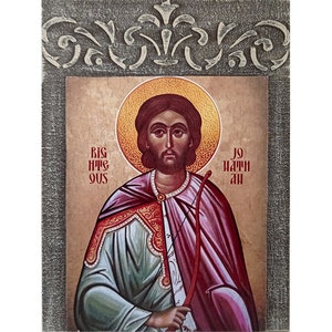 Saint Jonathan Icon, St Jonathan, Righteous Jonathan, Orthodox Icon, Christian Wall Art, Traditional Prayer Icon
