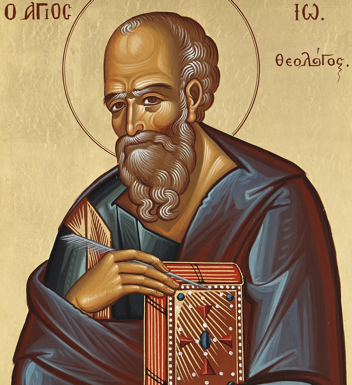 Four Evangelists Set of 4 Greek Orthodox Icons of Apostles Matthew ...