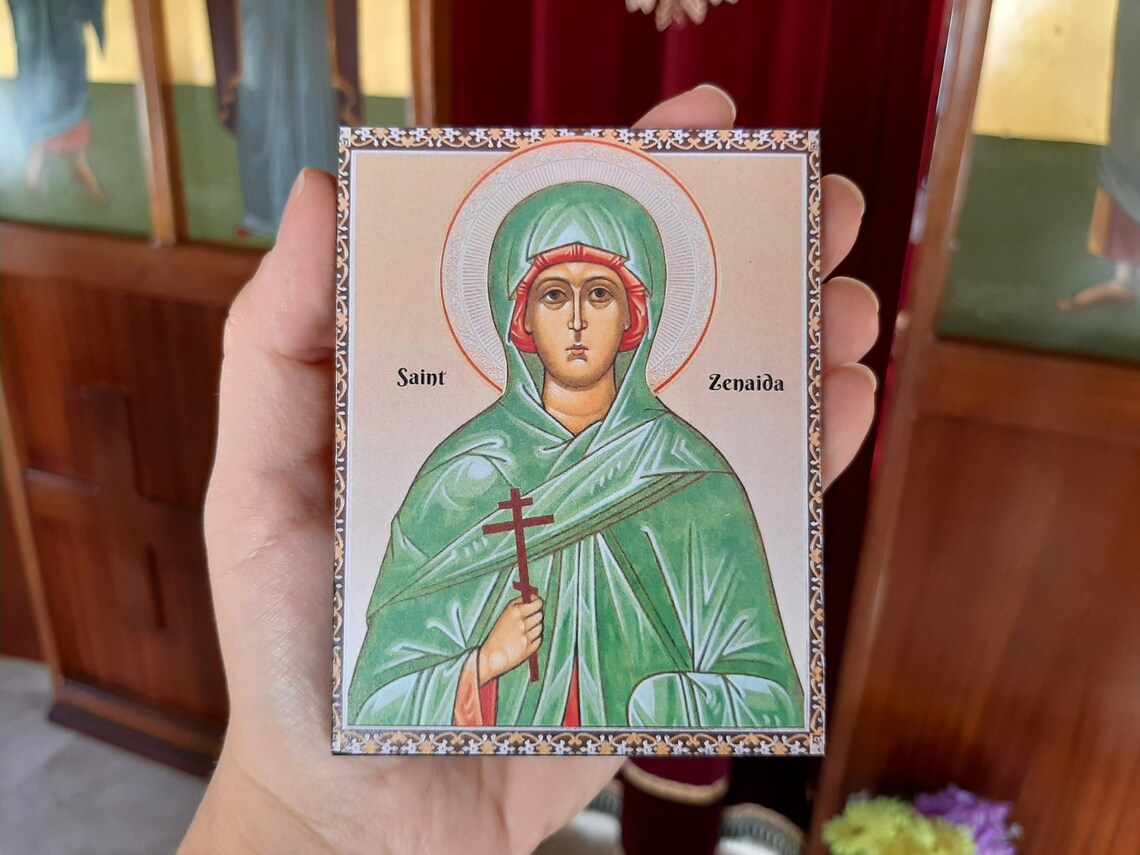 Saint Zenaida of Tarsus Saint Zenaide Orthodox icon Eastern Etsy