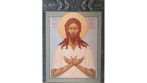 Saint Alexis Orthodox Icon Saint Alexius Saint Alexios the | Etsy