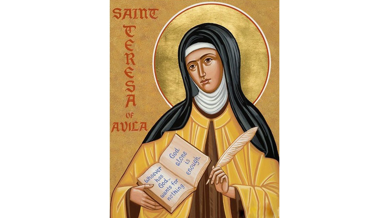 Icon of Teresa of Avila Etsy