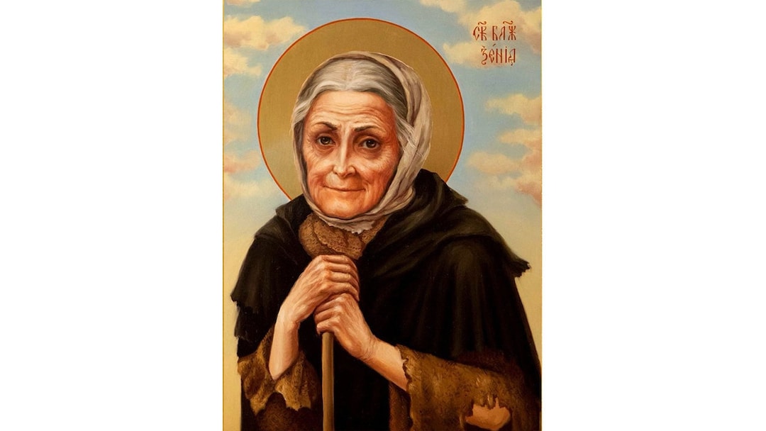 Saint Xenia of Saint Petersburg, Orthodox Icon Saint Xenia, Religious