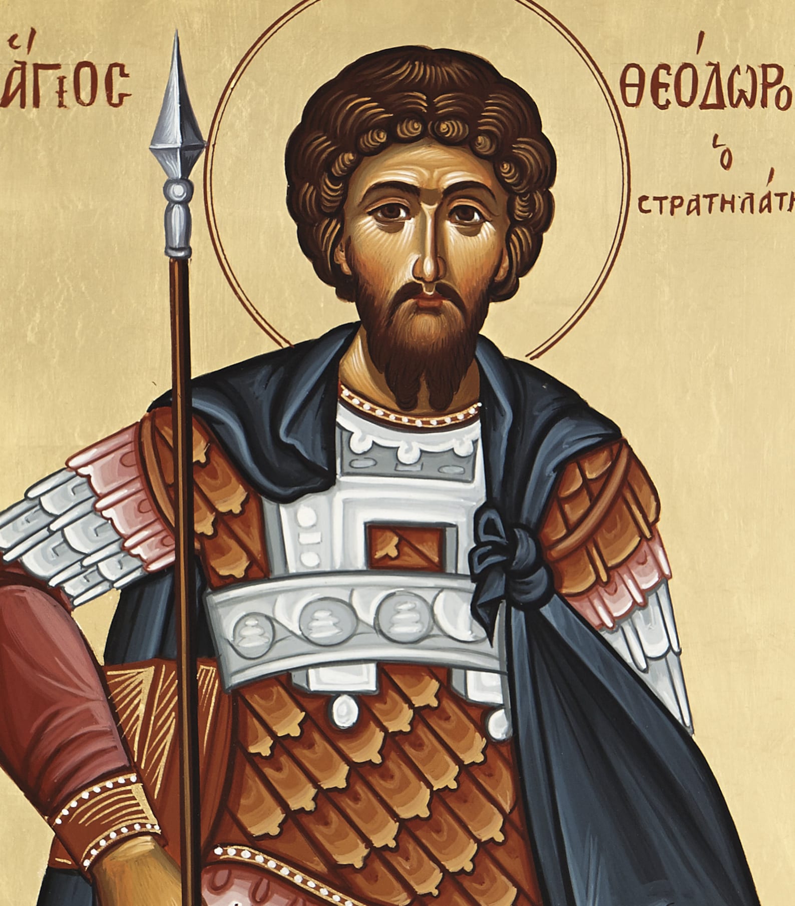 Saint Theodore Stratelates icon Theodore the General Etsy