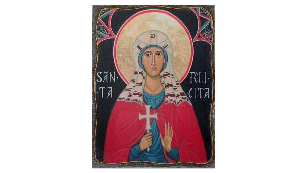 Saint Felicitas of Rome Saint Felicity Orthodox Icon St Etsy Australia