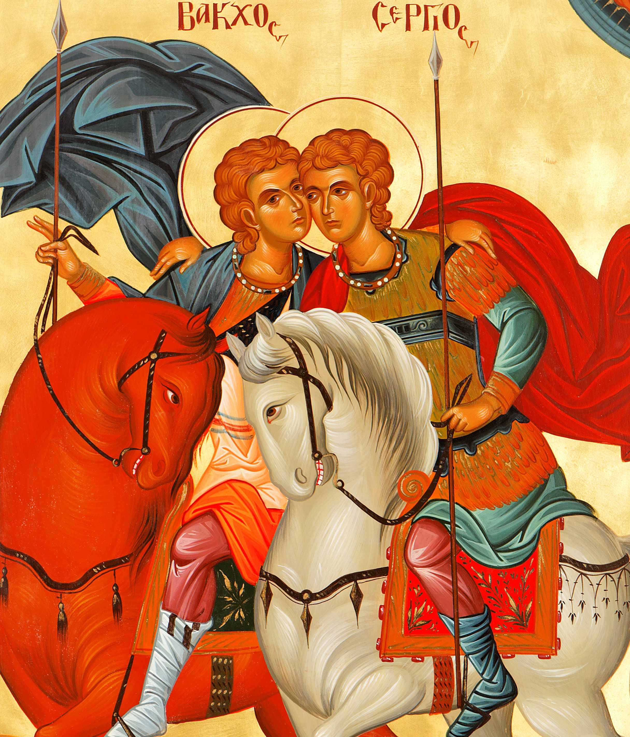 Saints Sergius and Bacchus Saint Sergius Saint Bacchus Etsy UK