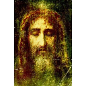 Real Face of Jesus, The Shroud of Turin Print, Religious Artwork, Christian Gifts, Jesus Christ Wall Art, Jesus Christ Orthodox Icon image 1