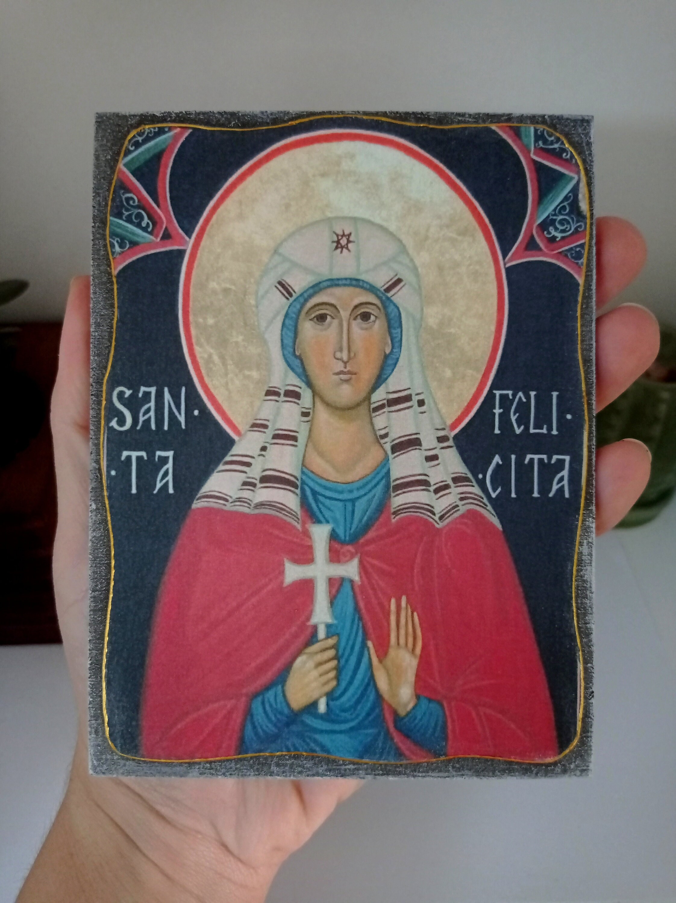 Saint Felicitas of Rome Saint Felicity Orthodox Icon St Etsy Australia