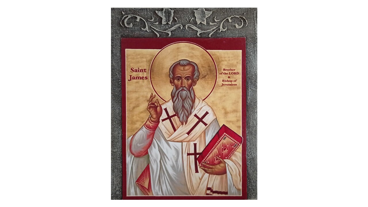 Saint James Brother of the Lord, St James the Bishop of Jerusalem, Popular Saints, Orthodox Icon, Christian Icon, Roman Catholic Gift