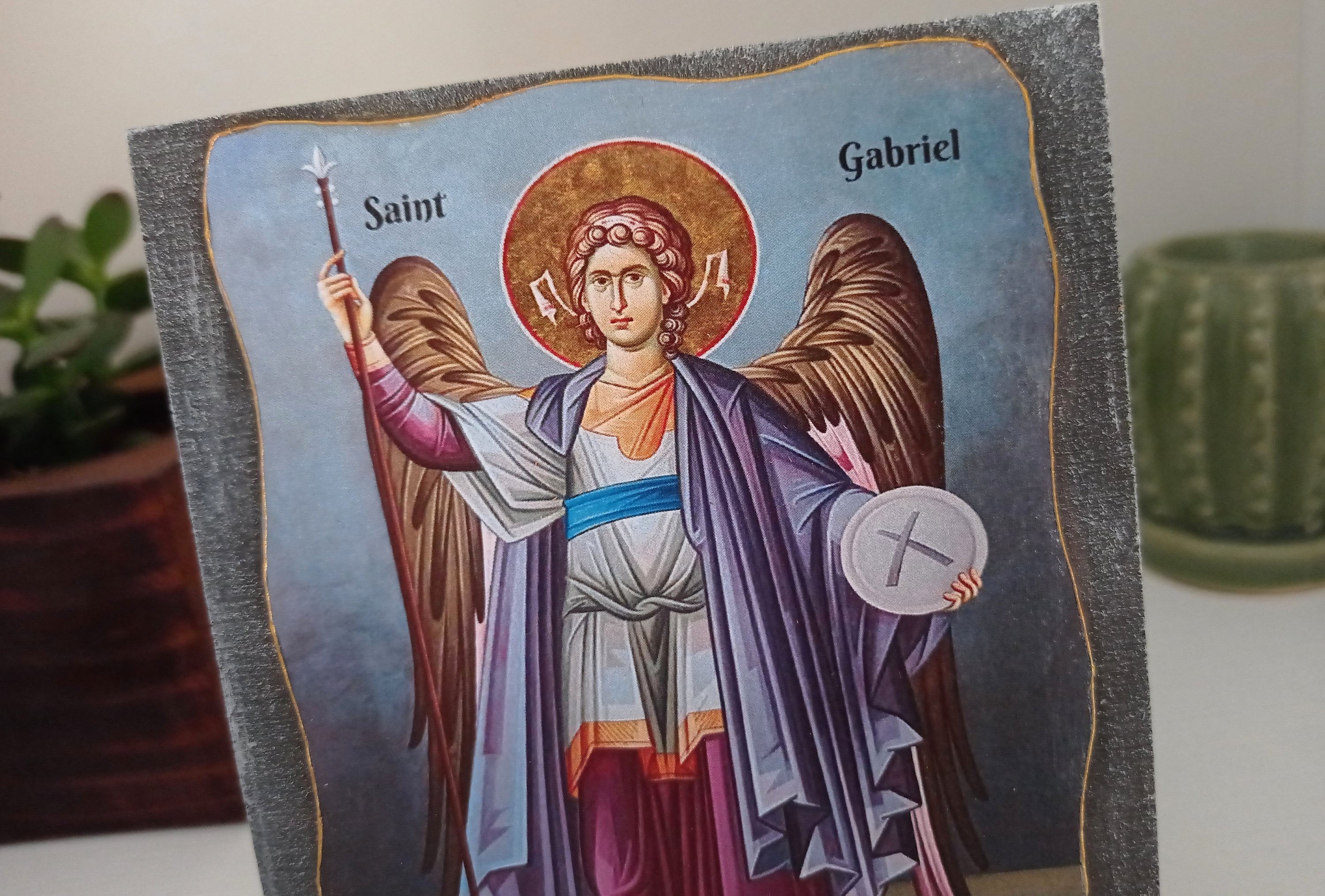 Archangel Gabriel, Saint Gabriel Icon, Gabriel the Archangel, Man of ...