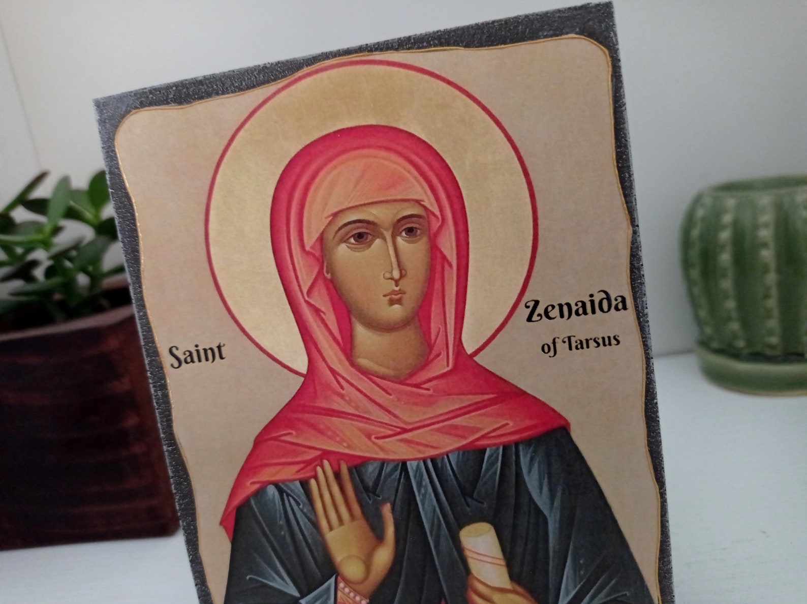 Saint Zenaida of Tarsus Saint Zenaide Icon Eastern Orthodoxy Etsy