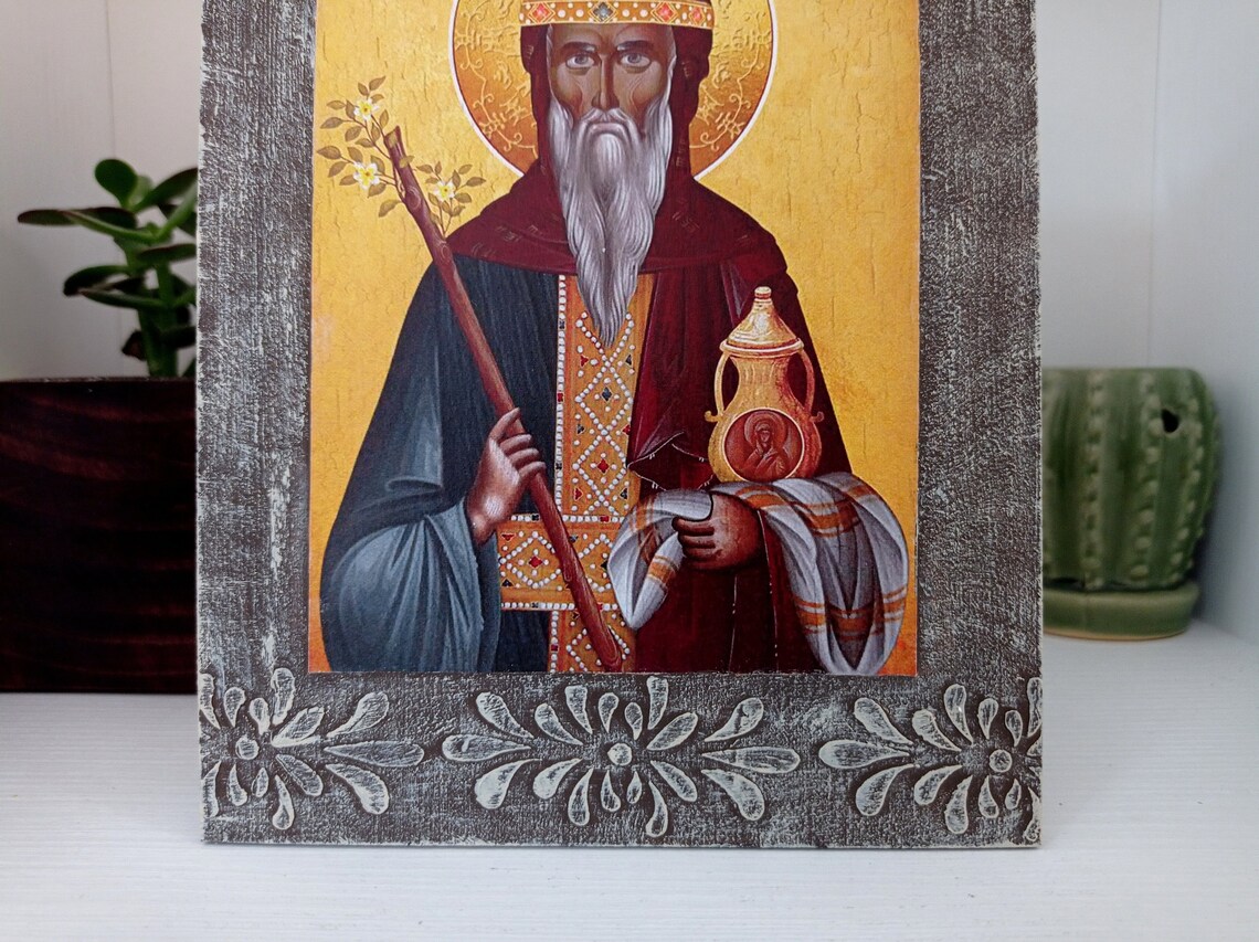 Saint Aaron icon St Aaron the First High Priest Orthodox Etsy