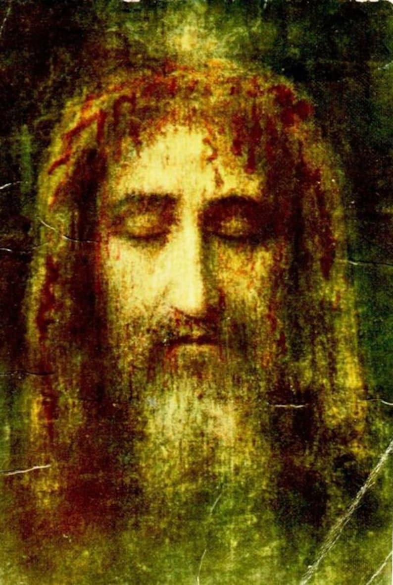 Real Face of Jesus, The Shroud of Turin Print, Religious Artwork, Christian Gifts, Jesus Christ Wall Art, Jesus Christ Orthodox Icon image 4