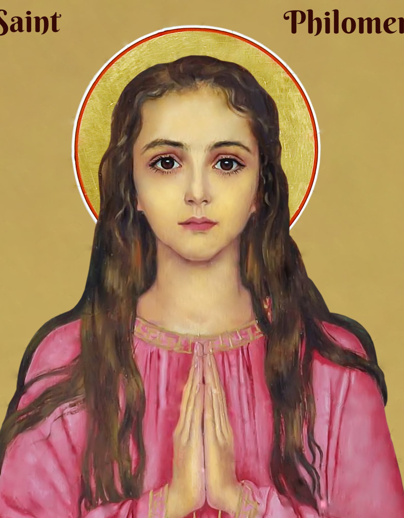 Saint Philomena Catholic Icon St Philomena Print Patron Etsy UK