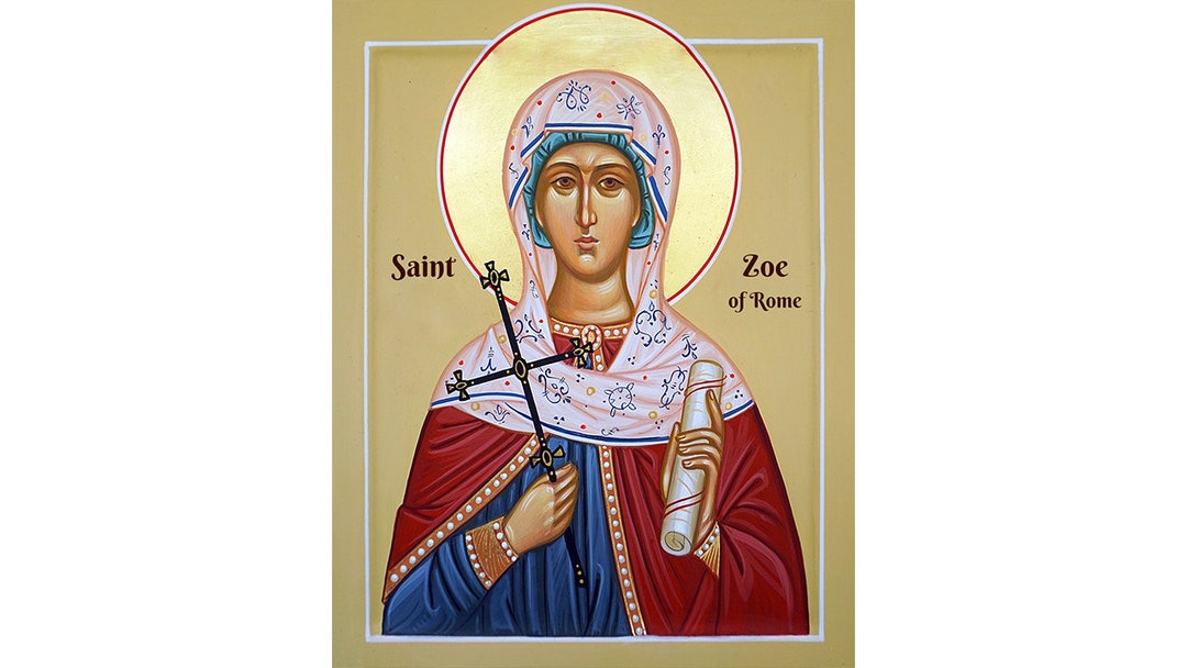 Saint Zoe of Rome Catholic Icon Catholic Art Prints Etsy