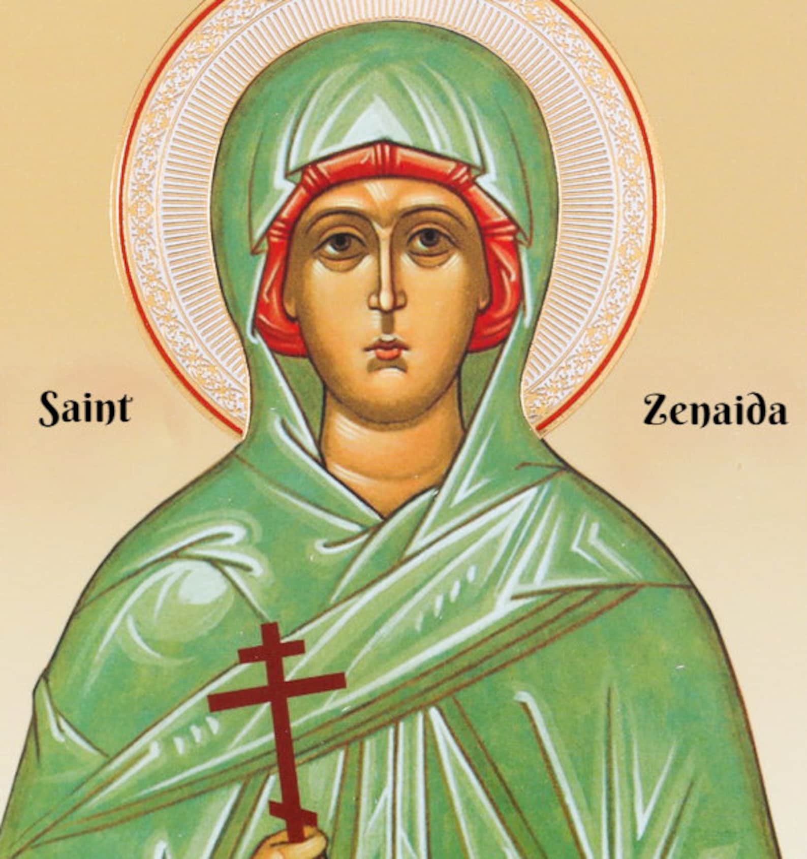 Saint Zenaida of Tarsus Saint Zenaide Orthodox icon Eastern Etsy