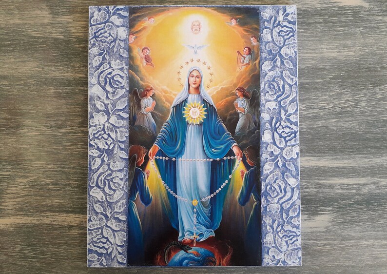 Our Lady of the RosaryMadonna of the RosaryBlessed Virgin image 1