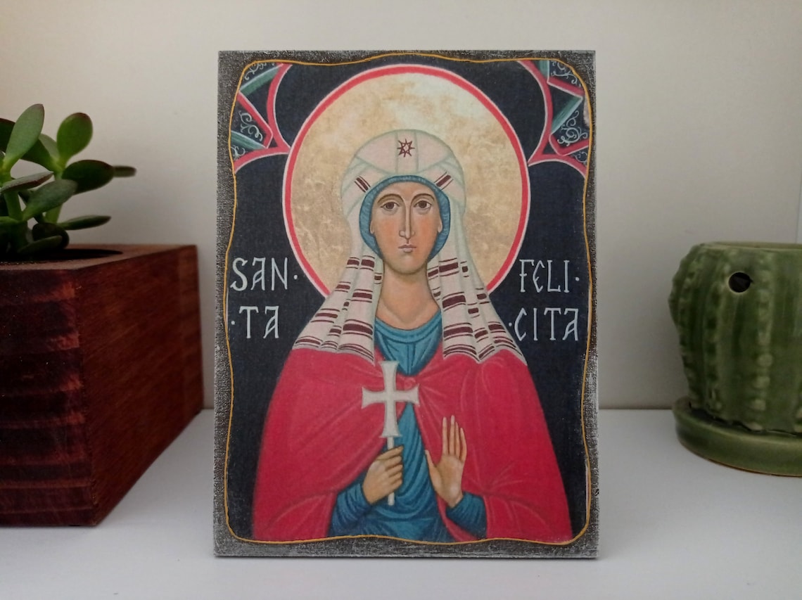 Saint Felicitas of Rome Saint Felicity Orthodox Icon St Etsy Australia