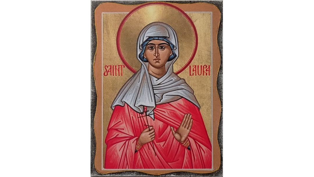 Saint Laura of Cordoba, St Laura Catholic Iconography, Orthodox Icon