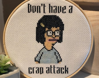 Don't have a crap attack cross stitch pattern - digital download