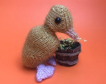 Knitted Little Duckling