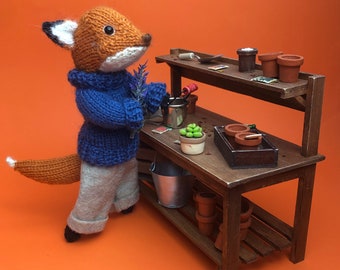 Knitted Fox Doll