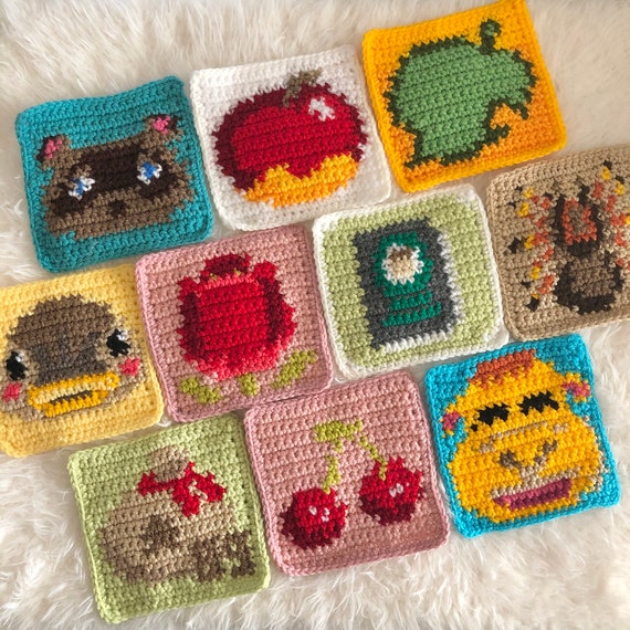 Animal crossing crochet blanket pattern hotsell