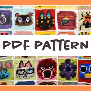 Animal Crossing Crochet Blanket Pattern Pack 2