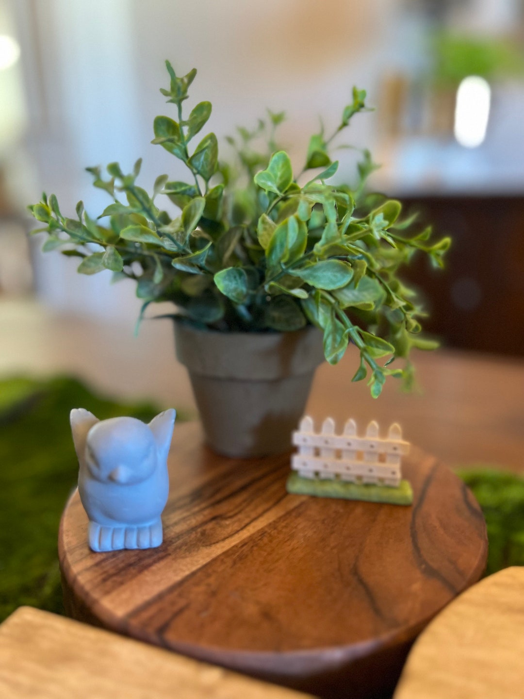 Faux Potted Greenery Faux Greenery Faux Plant Small Faux Etsy