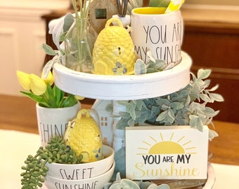 You are my sunshine, tiered tray sign, tray sign, mini sign, YAMS sign