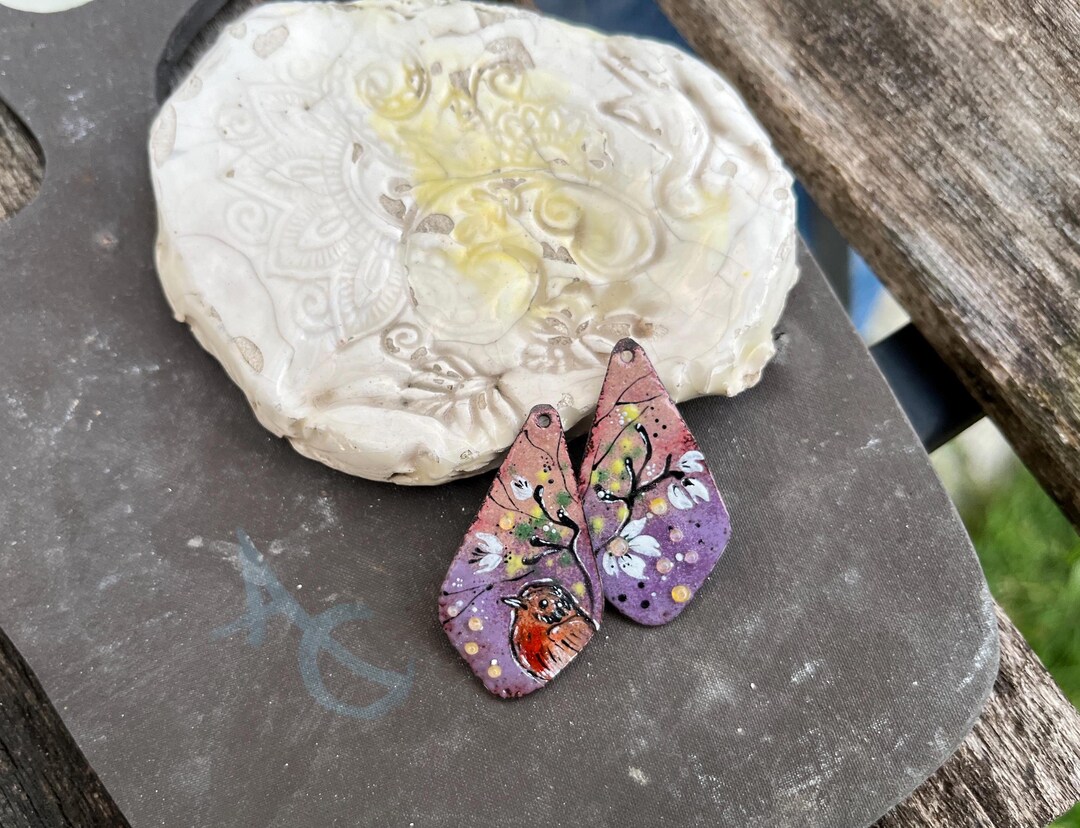 Arora Craycombe 6060 Boîte à Bijoux Motif Rouge-gorge Sur Arrosoir