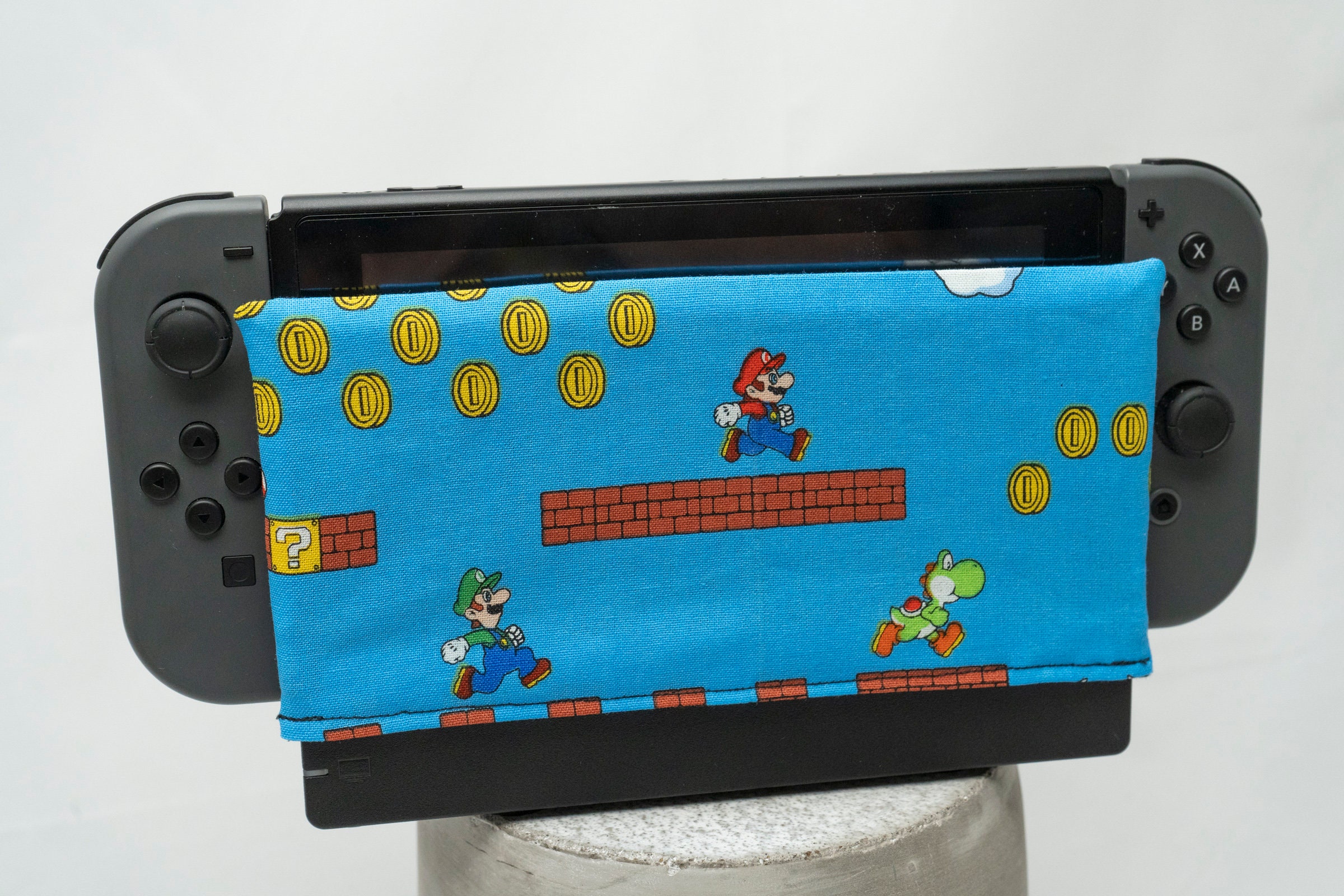 Nintendo Switch Dock Cover Sleeve Mario Luigi Pokemon Donkey Etsy