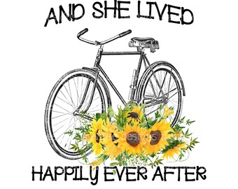 Bike And she lived happily ever after Digital Design