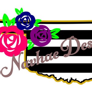 Oklahoma Flower SVG