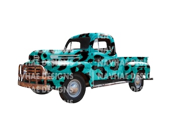 Animal Print Truck PNG