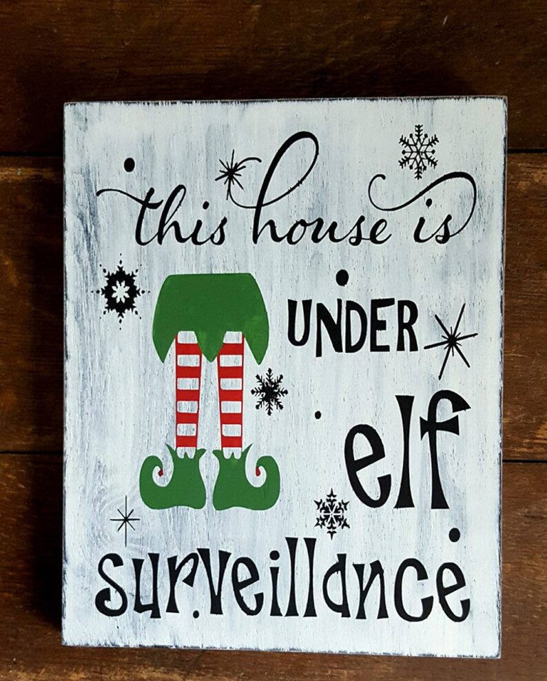 Download This house is under elf surveillance SVG | Etsy