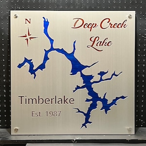 Deep Creek Lake Custom Map