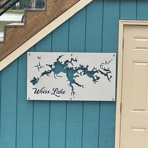 Weiss Lake Metal Lake Map