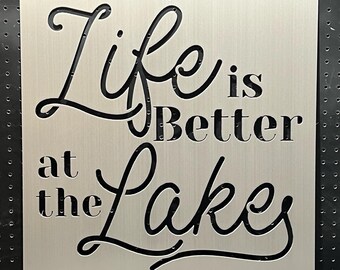 Lake Norman Metal Lake Map - Etsy