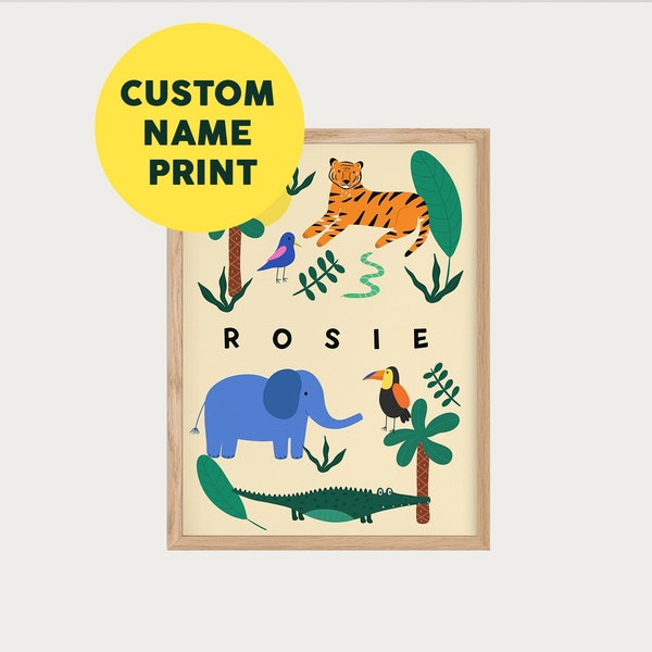 Jungle Theme Nursery Etsy UK