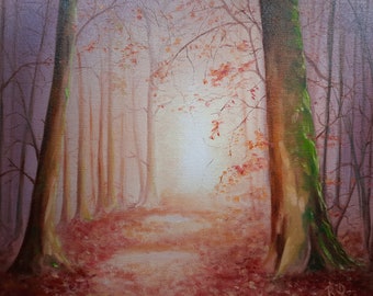 Art print "PATH TO LIGHT" fine art print forest picture