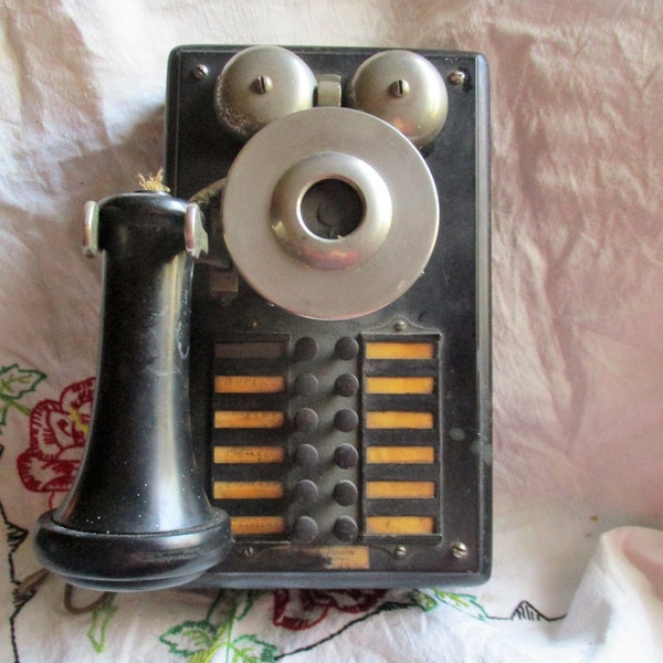 Antique Wall Phone Etsy