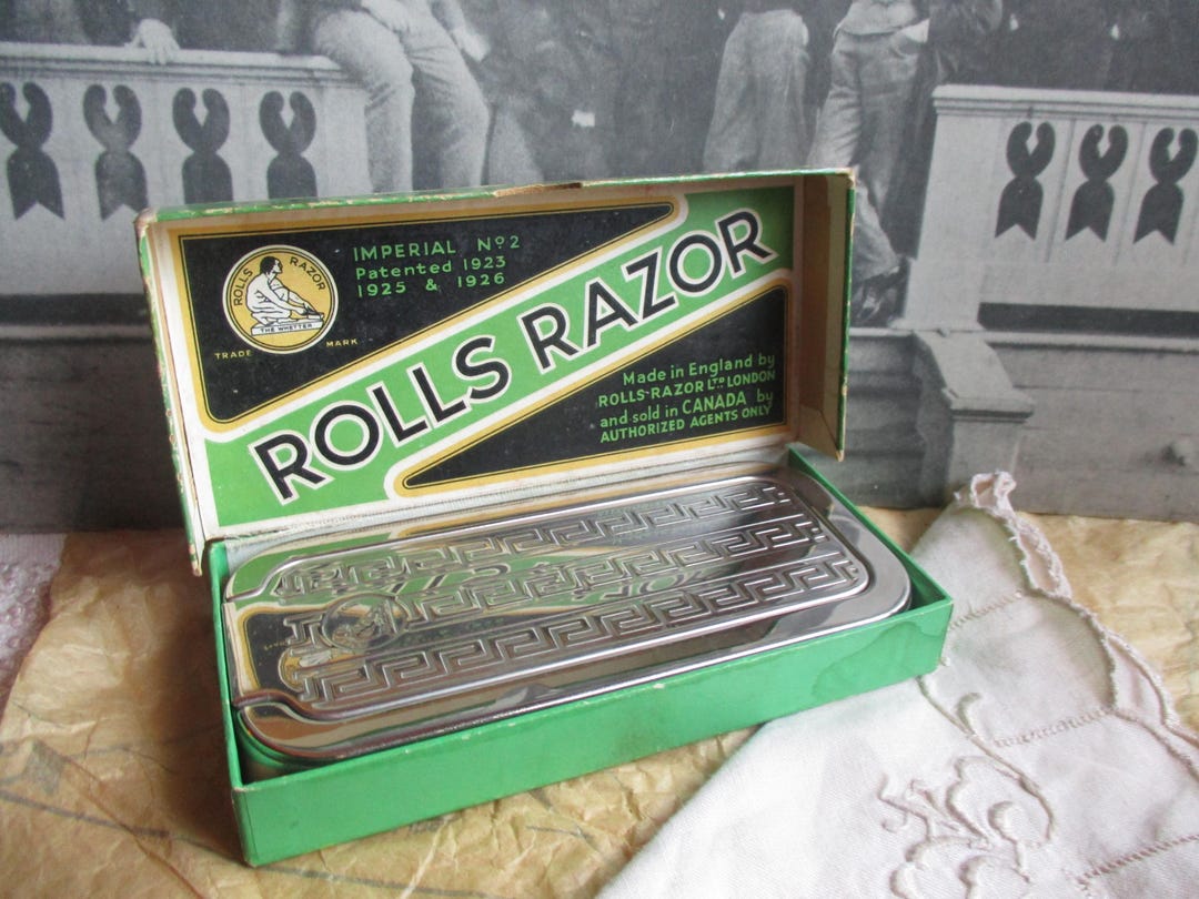 Rolls Shaving Razor 1930's Art Deco Razor, Rolls Razor, Original Box, Self Sharpening Razor ...