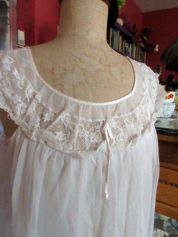50's nightie, I Love Lucy Style, baby doll, layere