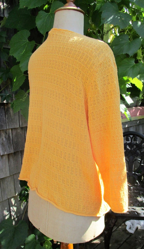 cotton cardigan,deep buttery yellow, Coldwater Cr… - image 5