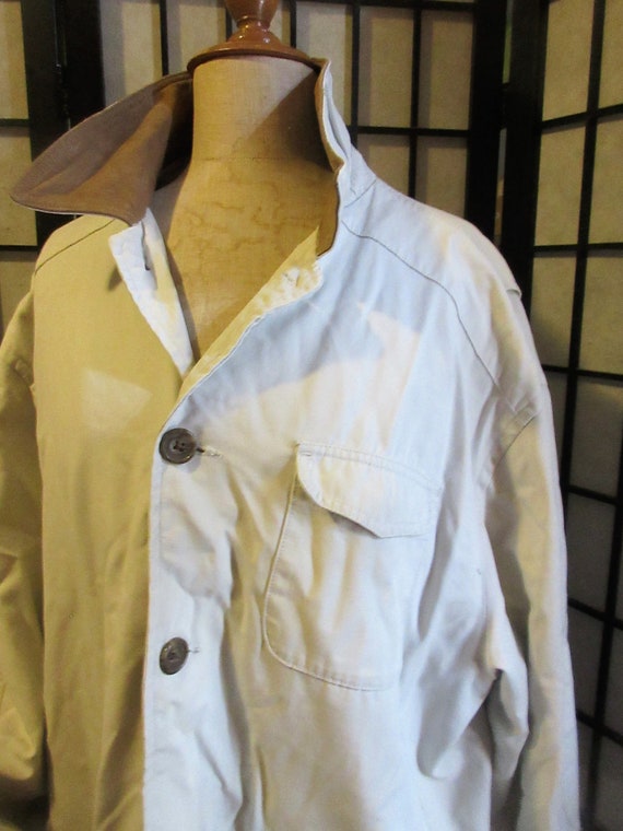 classic Gap outdoor jacket, light beige cotton, po