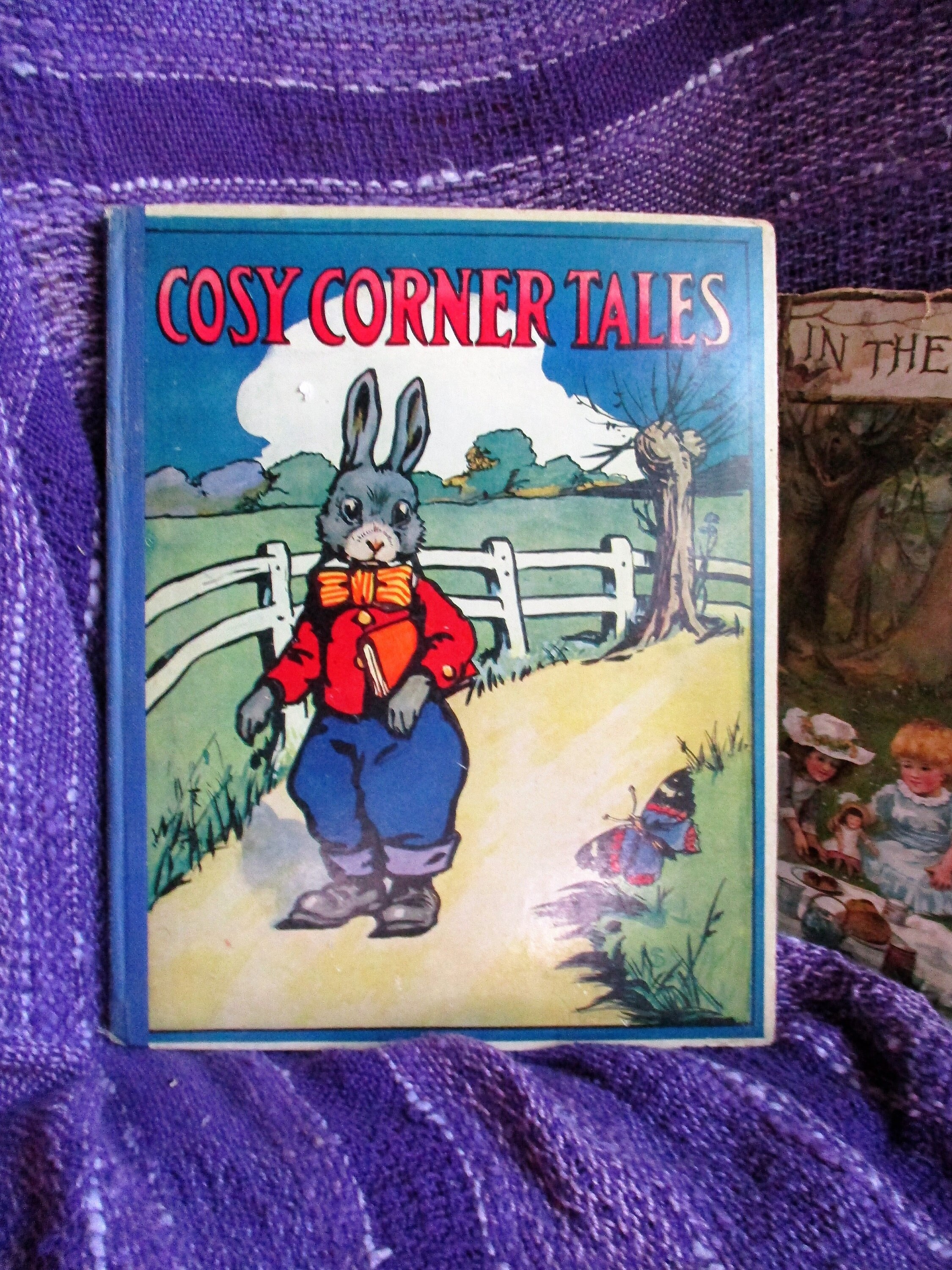 アンティークの子供向けの本、Cosy-corner Tales、楽しい物語と絵