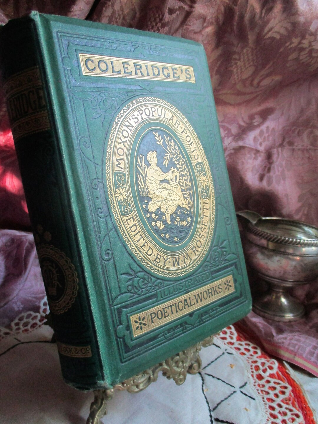 Coleridge's Poetical Works, 1800's Edition, Art Nouveau Design, Well ...