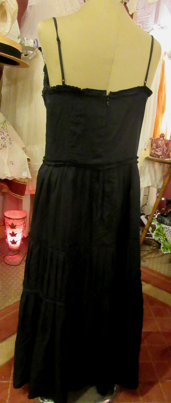 vintage Ann Taylor dance , party dress,  black si… - image 5