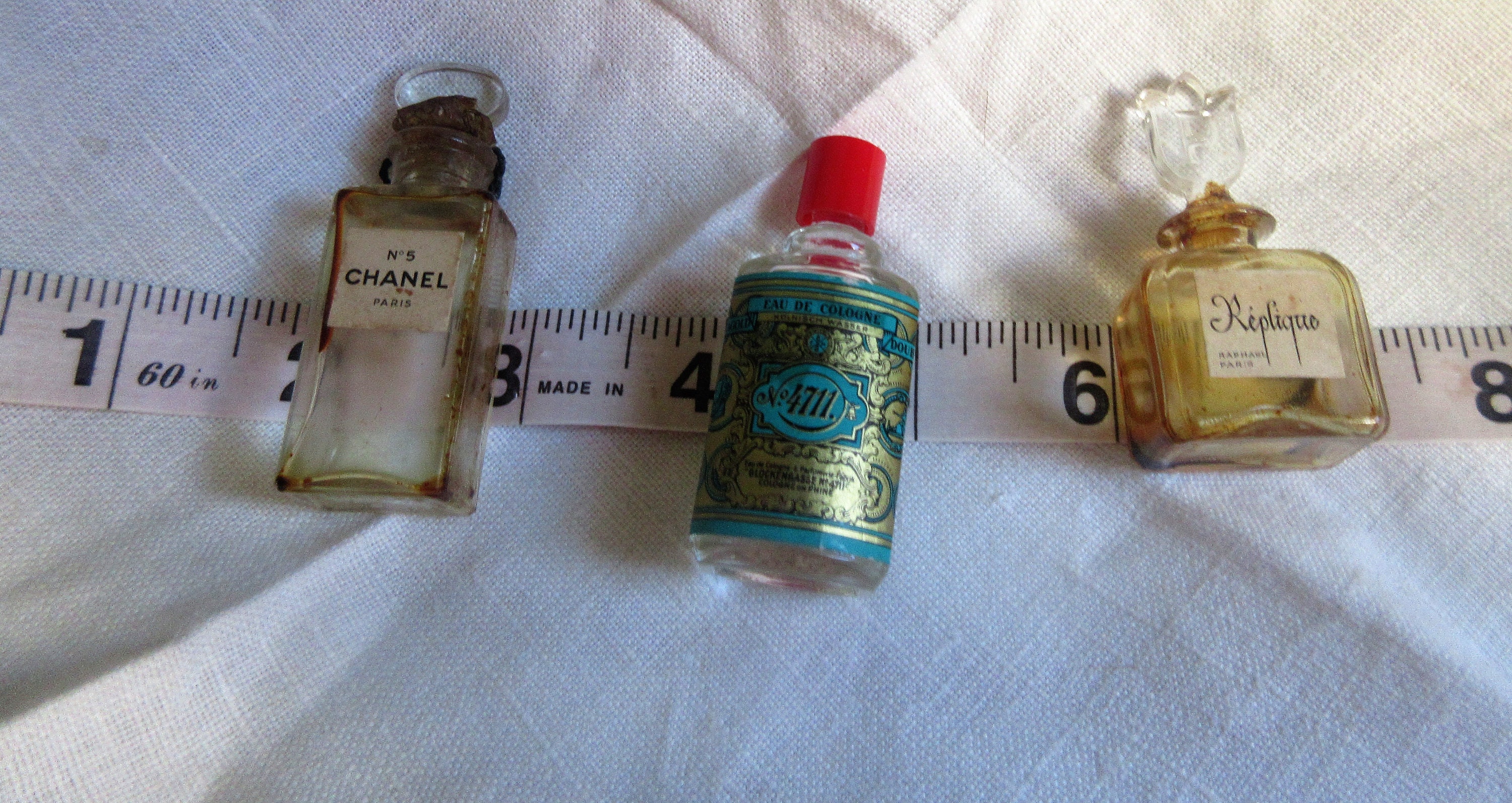 3 Small Perfume Bottles Chanel No.5 Replique by Rafael Eau 